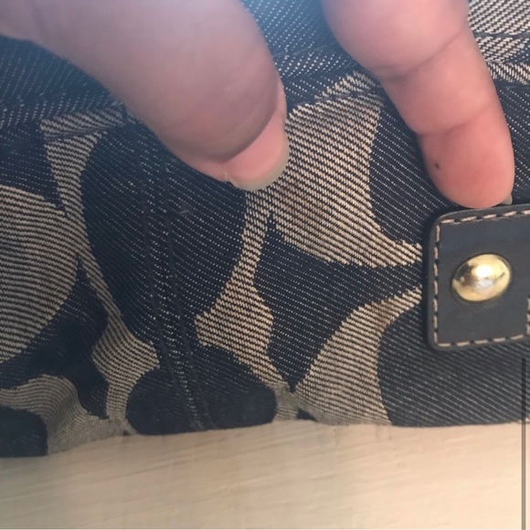 Y2K Authentic Coach Zoe Denim Bag❤️ - Picture 6 of 7